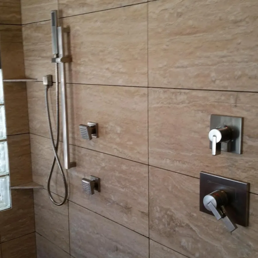 Shower fixture installation for Water Heater Replacement in Elm Grove